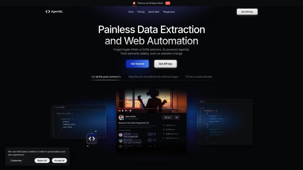 AgentQL - AI-Powered Query Language for Web Data Extraction