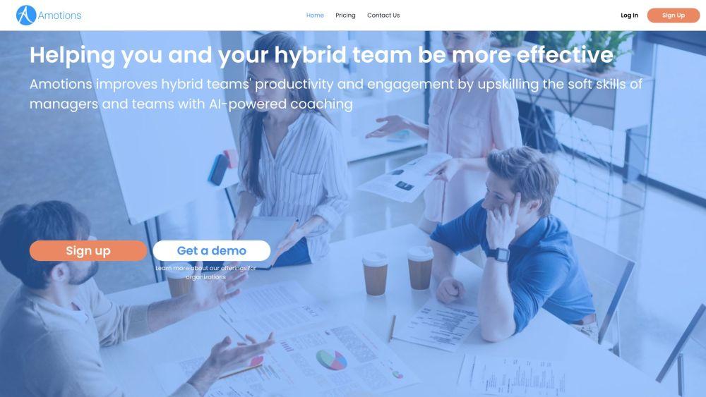 Amotions - AI Coaching for Soft Skills Development