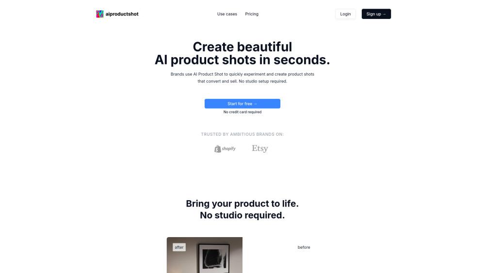 AI Product Shot - Instant Professional Product Images