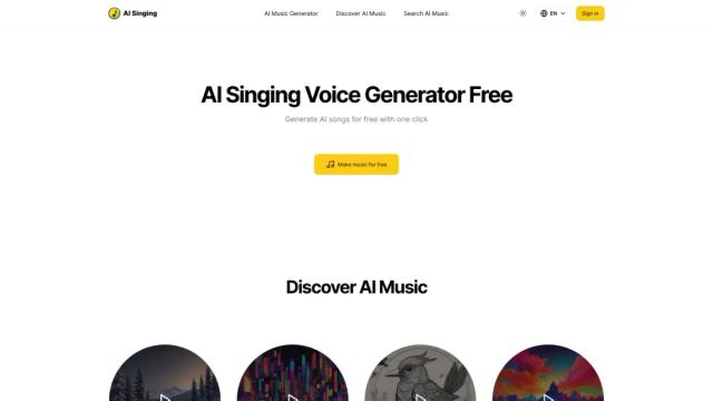 AI Singing
