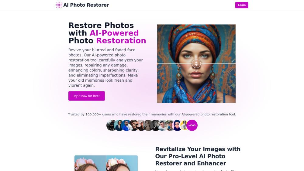 AI Photo Restorer: Enhance Your Memories with Advanced AI Technology
