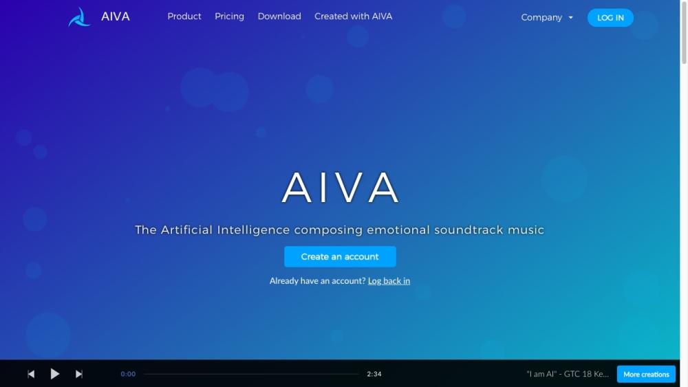 AIVA - AI Music Generation Assistant
