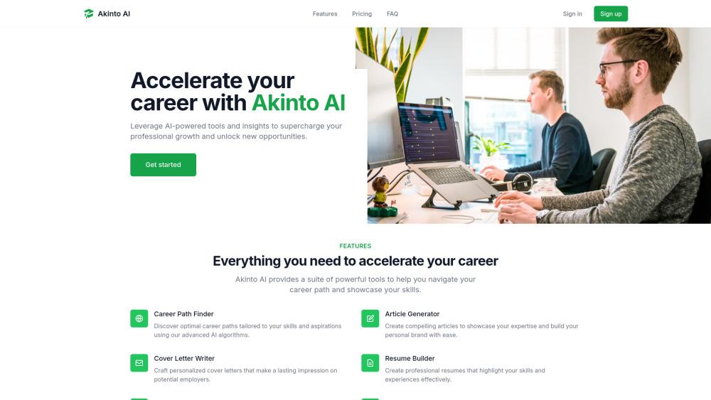 Akinto AI: AI-Powered Career Growth Hacking App