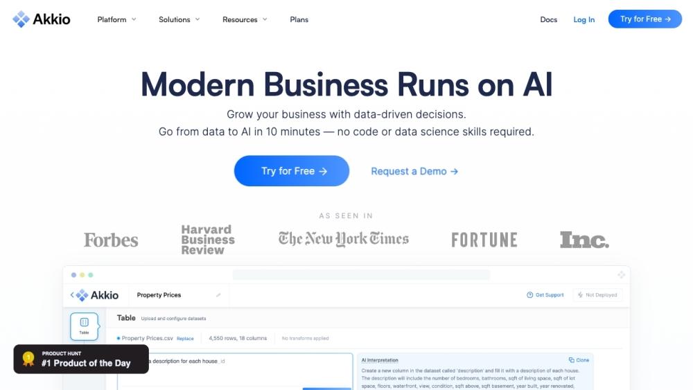 Akkio - AI Data Platform for Agencies