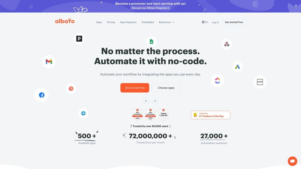 Albato - No-Code Integration and Automation Platform