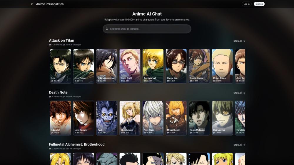 Anime Ai Chat - Roleplay with Anime Characters