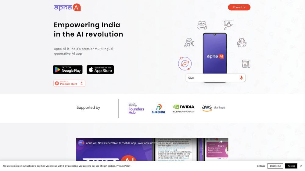 apnaAI - India's Multilingual AI Companion