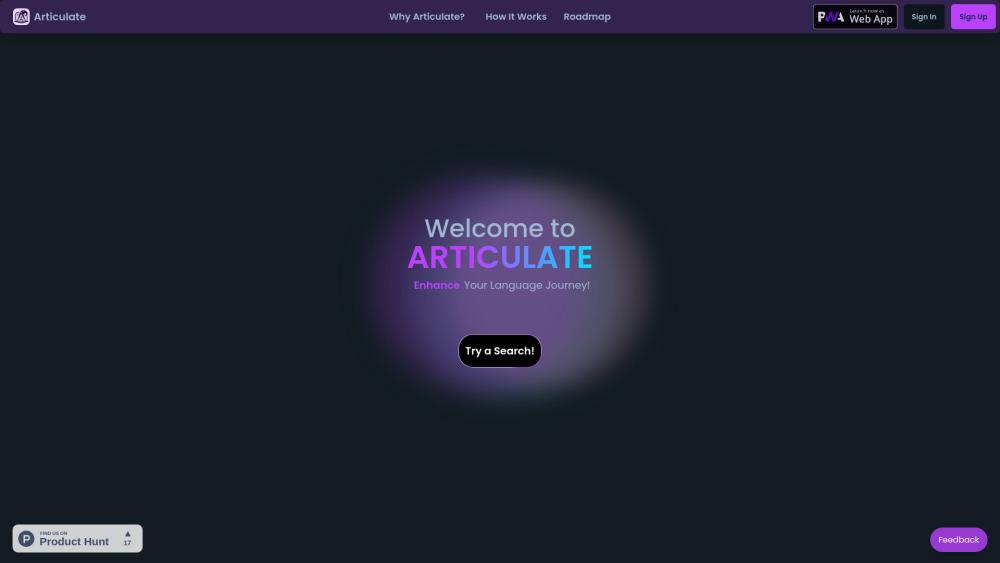 Articulate - AI Language Learning Platform