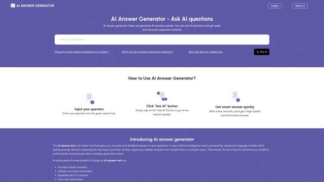 AI Answer Generator