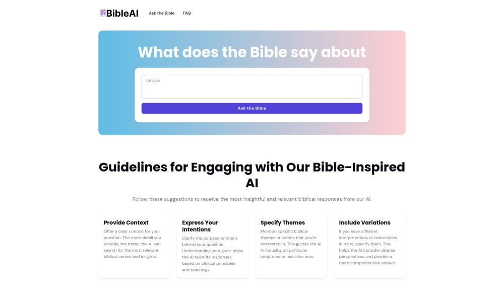 AI Bible Insights