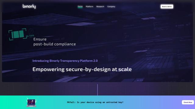 Binarly | AI-Powered Firmware Supply Chain Security Platform