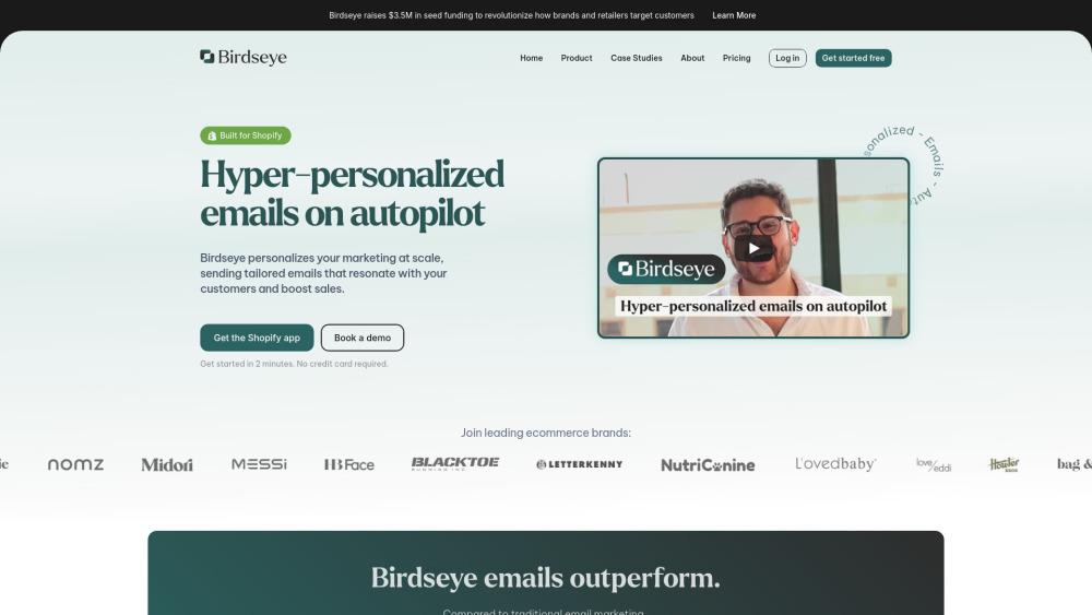 Birdseye - AI-Powered Email Marketing for Shopify
