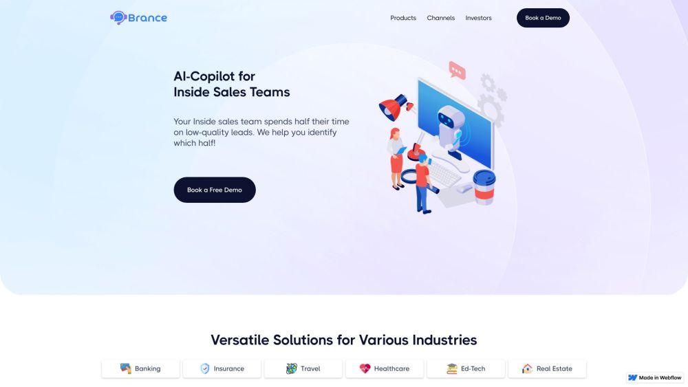 Brance | AI-Copilot for Inside Sales Teams