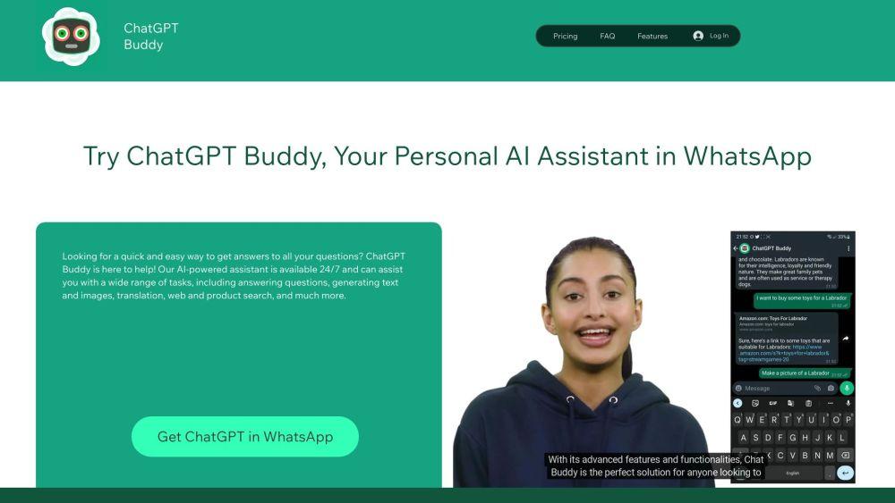 ChatGPT Buddy - Your 24/7 WhatsApp AI Assistant