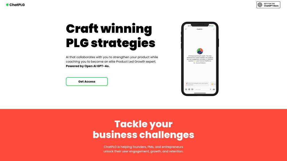 ChatPLG - AI-Powered PLG Strategy Tool