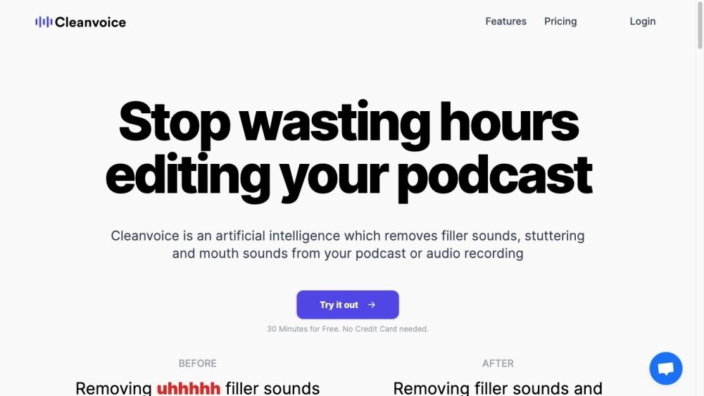 Cleanvoice AI - Professional Audio Editing Tool