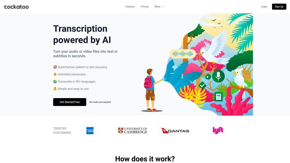 Automated Transcription - Convert Speech to Text with Cockatoo