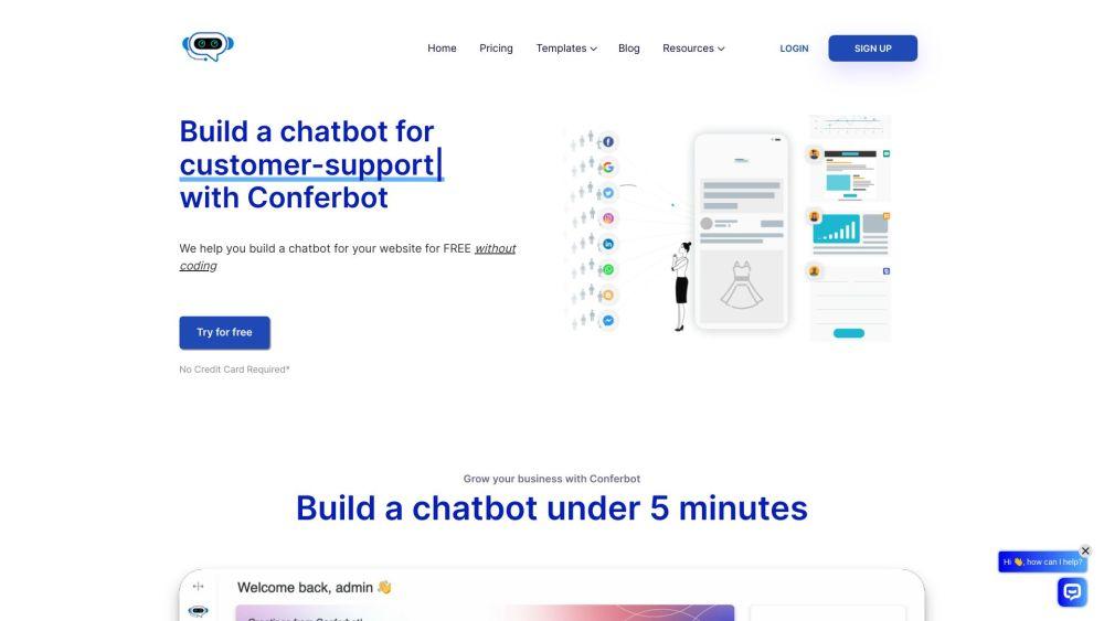 Conferbot - No-Code Chatbot Builder for Customer Support