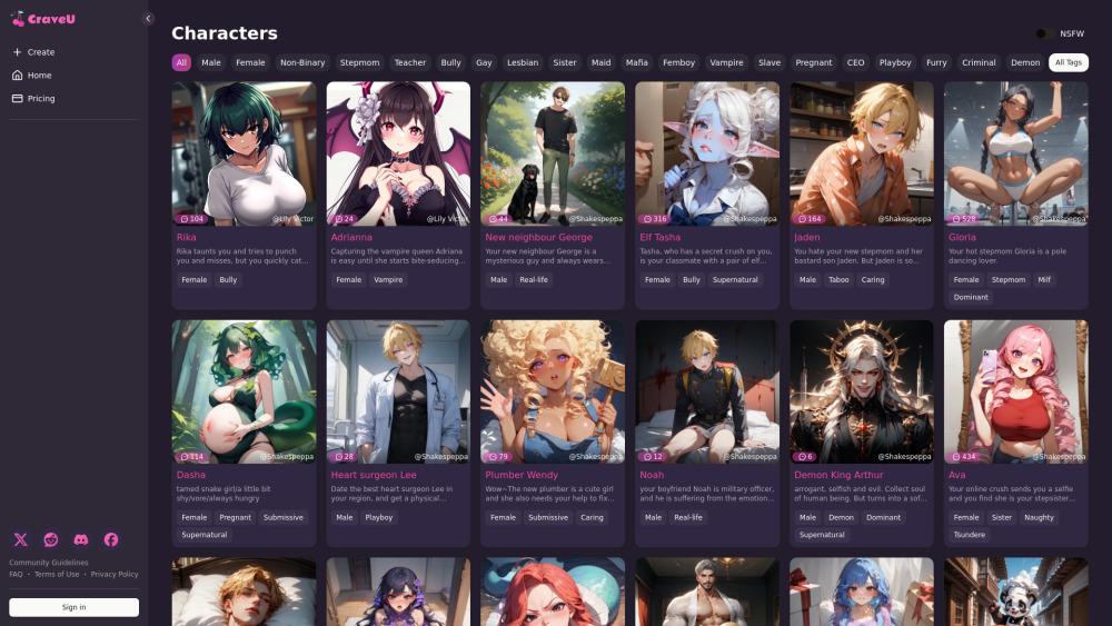 Unlock Your Desires with CraveU AI - AI Chatbot Platform