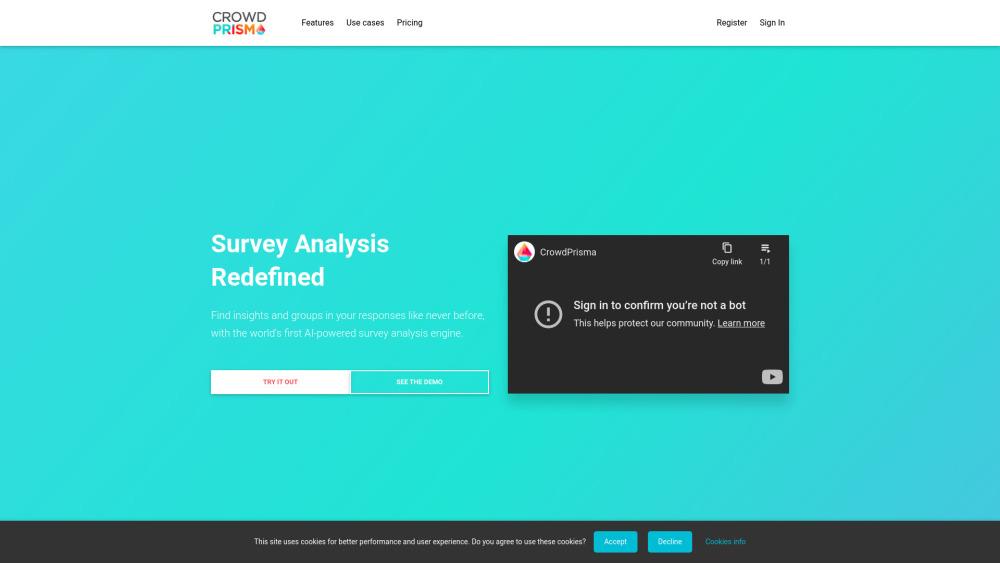 CrowdPrisma: AI-Powered Survey Analysis Tool