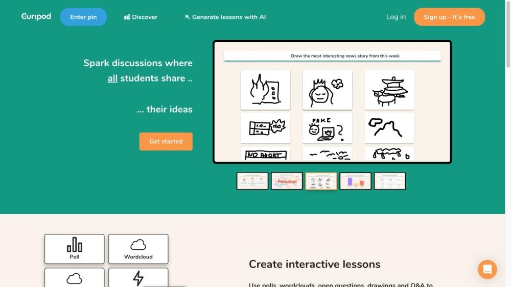 Curipod - AI-Powered Interactive Presentation Tool