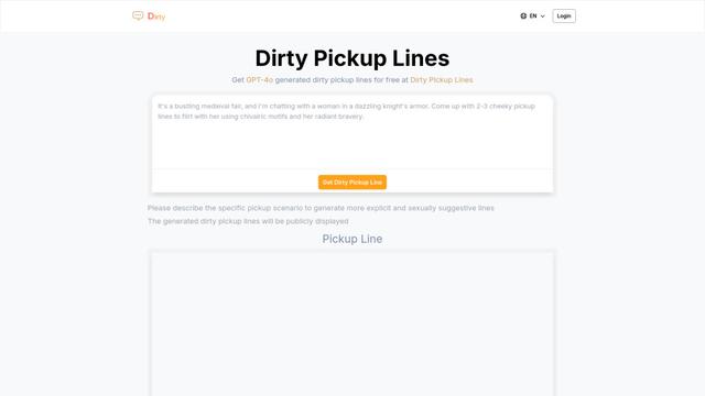 Dirty Pickup Lines