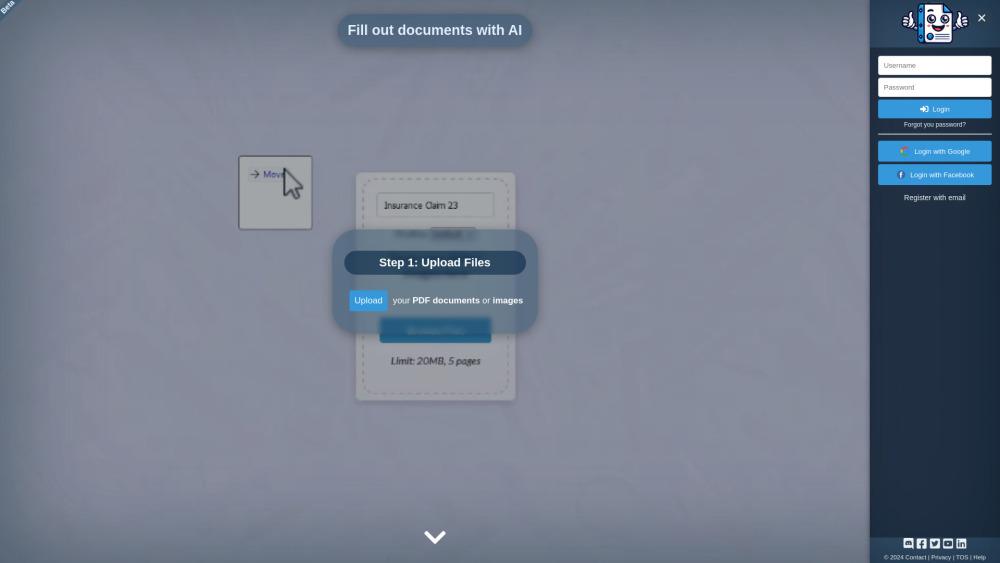Docamine - AI-Powered Document Filling Tool