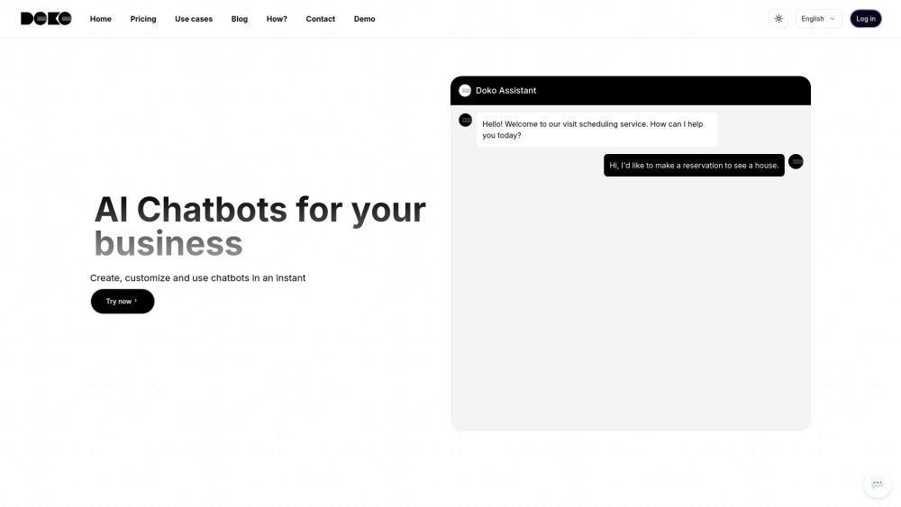 Doko AI - AI Chatbot Builder for Customized Solutions