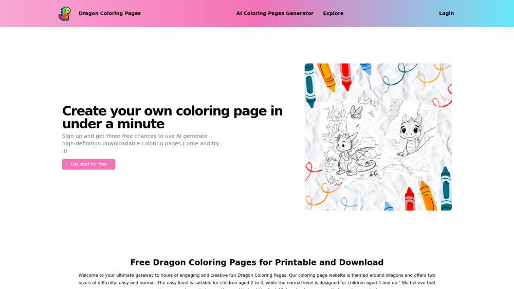 Dragon Coloring Pages Genie - Free Printable Pages