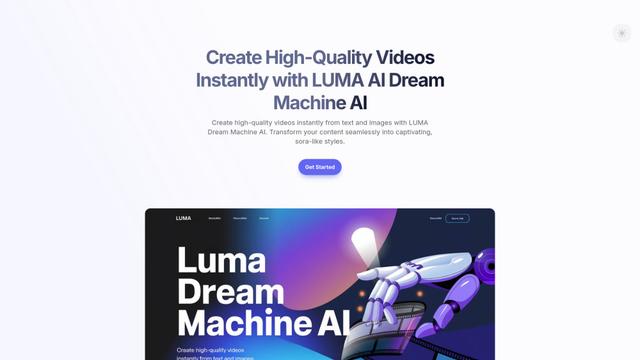 LUMA AI Dream Machine