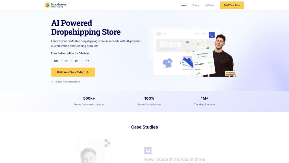 Dropgenius - AI Powered Dropshipping Store