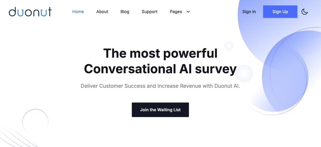 Duonut | Conversational AI survey