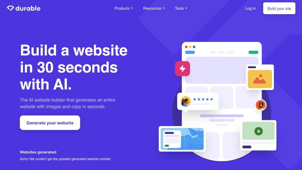 Durable - AI Website Builder for Small Businesses