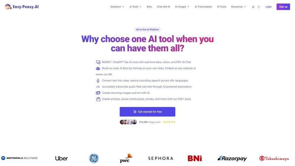 Easy-Peasy.AI - All-in-One AI Platform