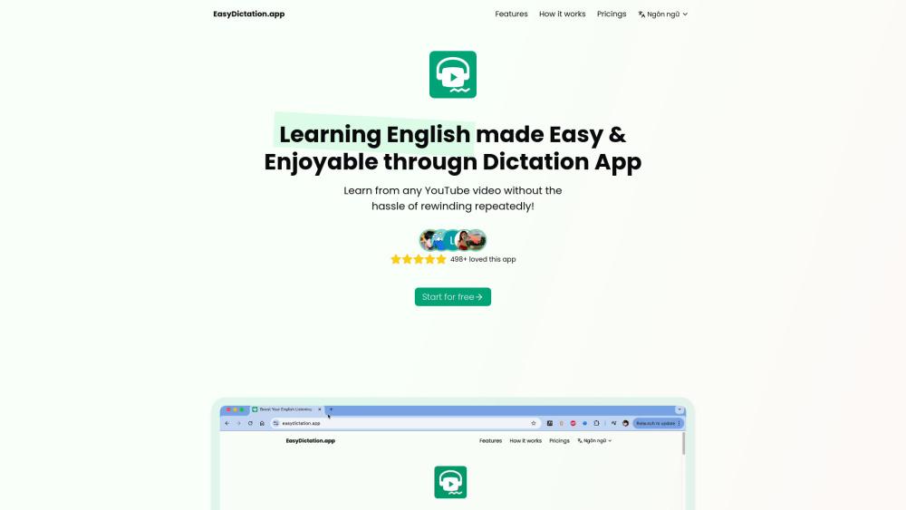 EasyDictation - Learn English with AI-Powered Dictation