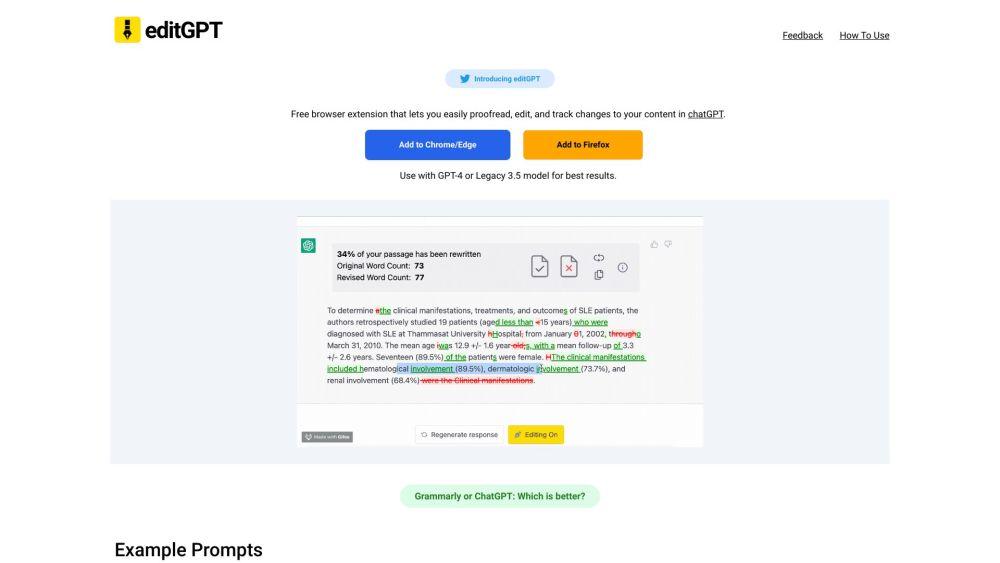 editGPT - AI-Powered Content Editor