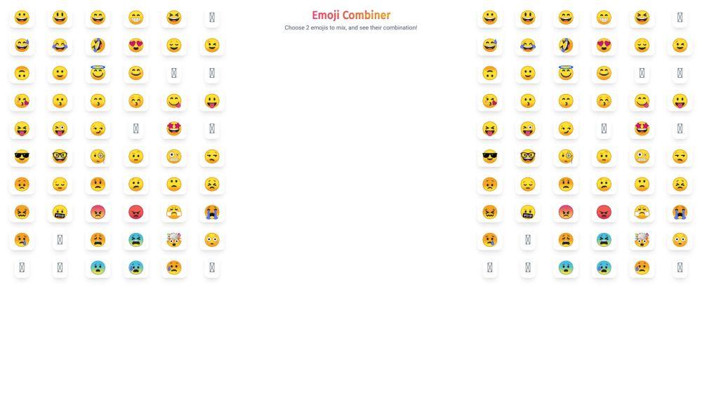 Emoji Combiner