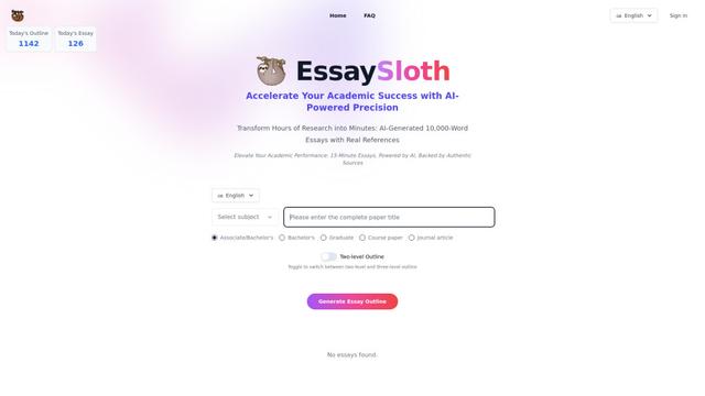 EssaySloth