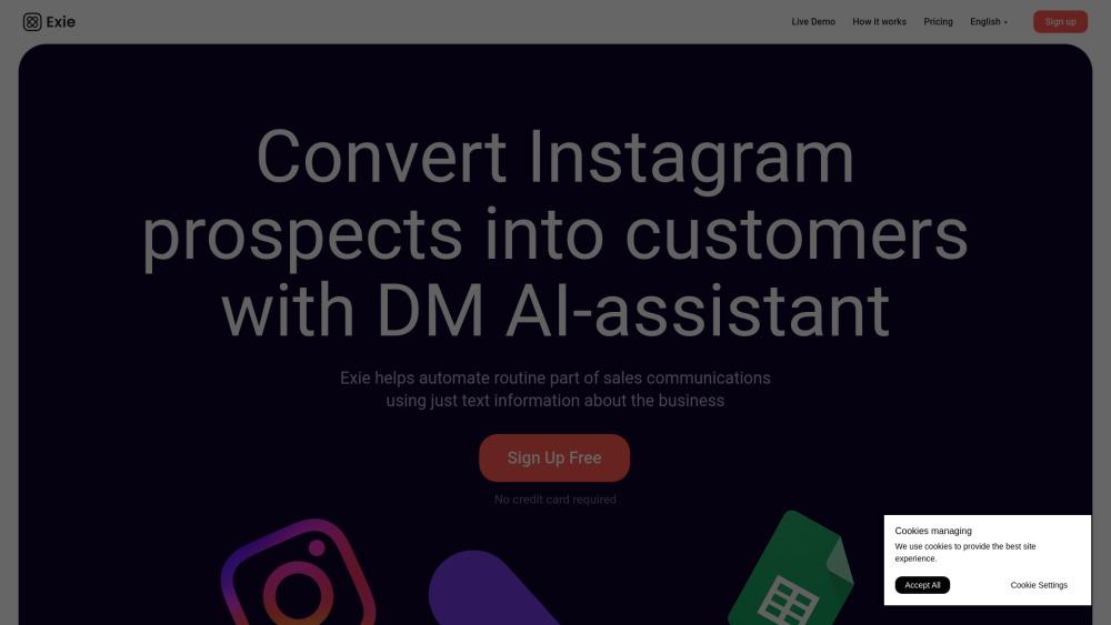 Exie: AI-Powered Instagram Assistant for eCommerce