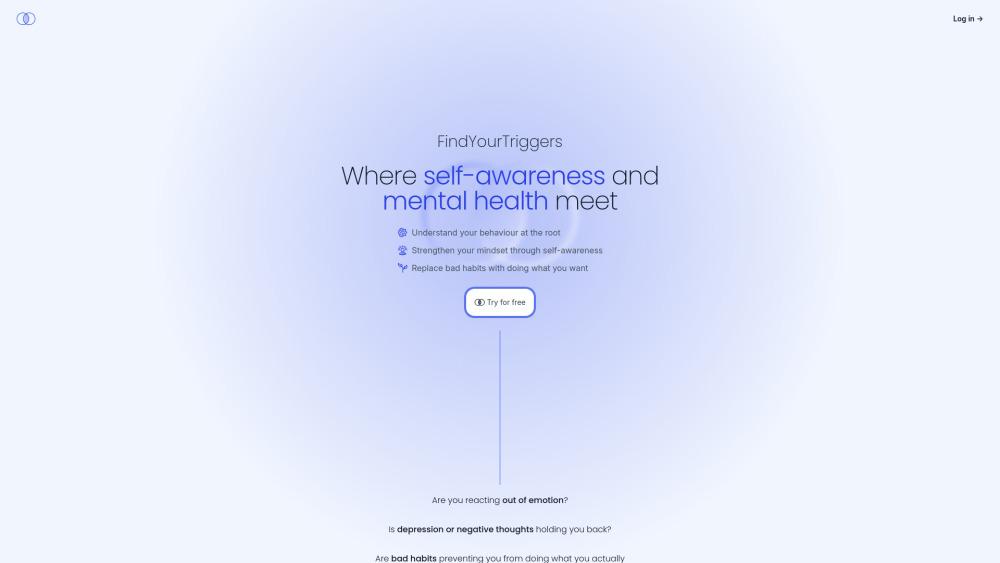FindYourTriggers: The AI-Powered Self-Awareness Enhancer