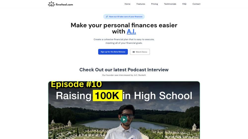 FinWheel AI-Driven Investment Platform