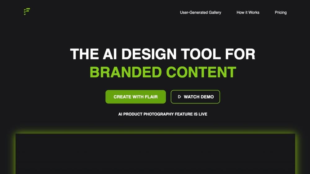 Flair - AI Visual Editor for E-commerce Photography