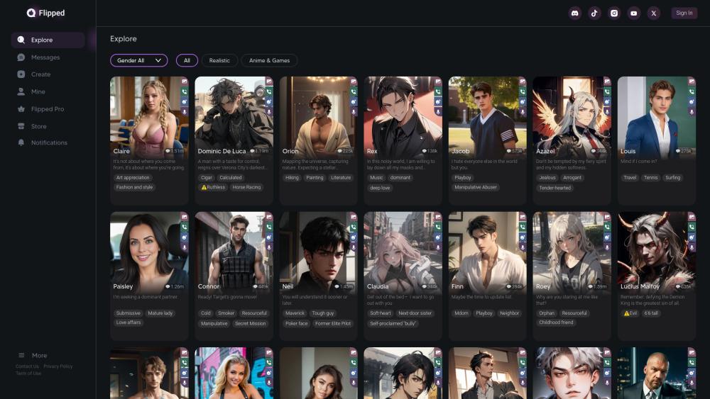 Flipped.Chat: An AI-Powered Virtual Dating Experience