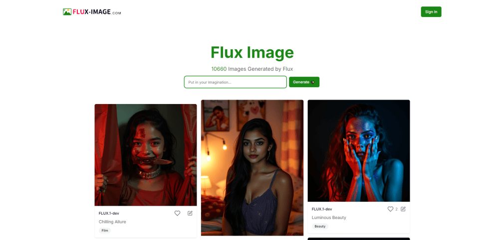 Create Unparalleled AI Images with Flux Image - FLUX.1 Generator