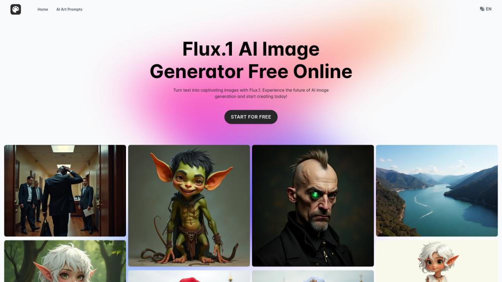 FluxAI.art: AI Image Generator with Flux.1 Model