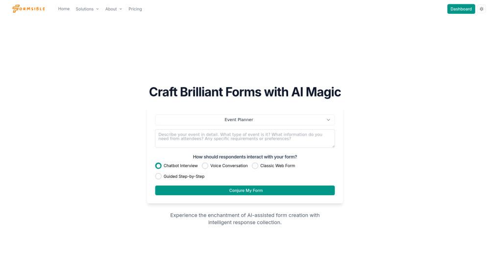 Formsible - AI-Powered Form Creation Platform