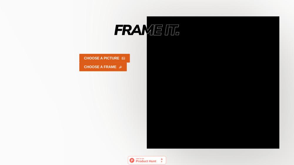 Frame It - Create Custom Photo Frames Online