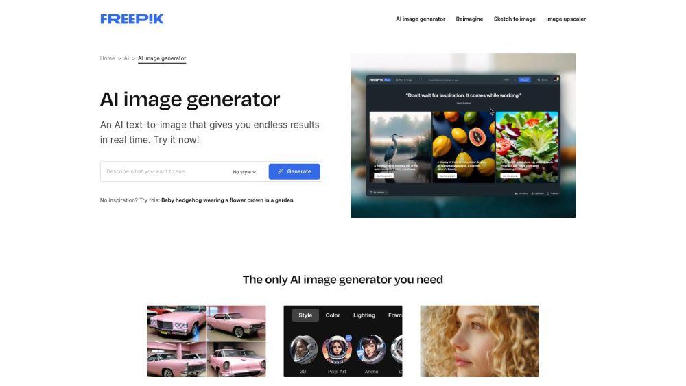 Freepik's AI Image Generator - Create Photorealistic Images with AI