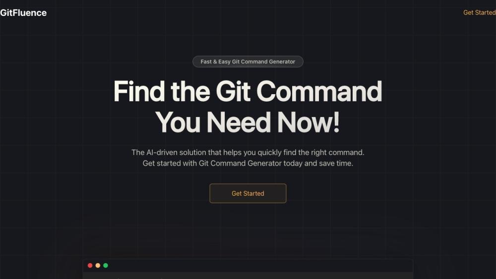 GitFluence - AI-Powered Git Command Generator