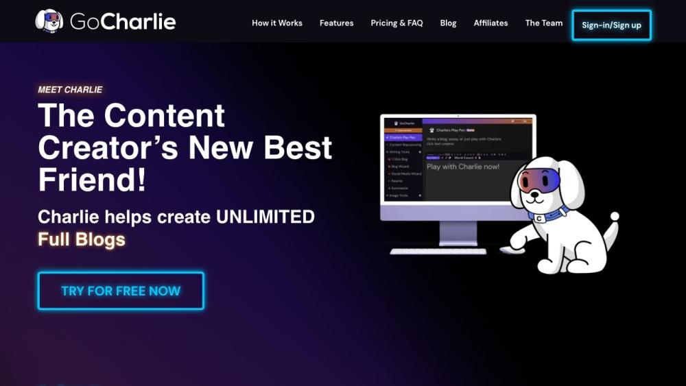 GoCharlie - AI-Powered Content Creation and Marketing